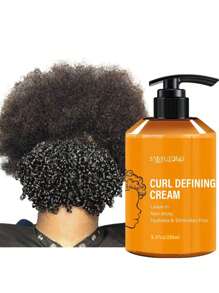 9.47 Oz Curl Defining Cream, Infused With Argan Oil, Moisturizing Leave-In Conditioner, Hydrating And Nourishing, Anti-Frizz, Enhances Elasticity, Moisturizing And Long-Lasting Styling, Suitable For Dry, Wavy, Curly And Other Hair Types, Castor Oil Curl Defining Cream, Makes Hair Look Shiny And Lustrous. Unisex