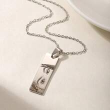 Personalized Human Eye Necklace, Human Eyes Custom Gift, Engraved Portrait Necklace ,Gift For Her For Him, Anniversary Jewelry - Multicolor - View 8