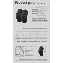 1 par de rodilleras redondas de carey negro y azul marino, protección antideslizante y con absorción de impactos para deportes, rodilleras gruesas adecuadas para hombres y mujeres, soporte ligero para fitness, deportes, baile y trabajo al aire libre