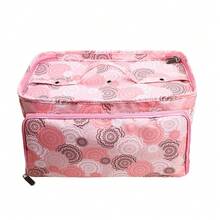 1pc Portable Extra Large Capacity Yarn Storage Bag (Upgraded Version), Floral Pattern Crochet Handbag, Bohemian Style, Crochet Tool Accessories Travel Storage Bag - Multicolor - View 13