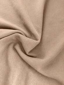 Women's Solid Color Sexy Bodycon Skirt - Khaki - View 5