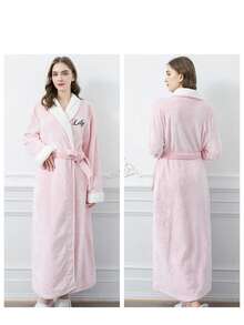 1件定制浴袍 | 奢华浴袍 | 个性化浴袍 | 刺绣浴袍 | 毛绒浴袍 | 情侣浴袍 | 情侣款浴袍 | 装饰性强、可重复使用、多用途、柔软、可爱、时尚、舒适、可定制、个性化、独特、送给她的理想礼物、送给女朋友的礼物、送给男朋友的礼物、旅行收纳包 - 彩色 - 查看 6