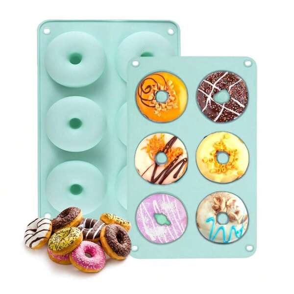 1 pièce Moule en silicone pour beignets - anti-adhésif, facile à nettoyer, convient pour les beignets maison, les pizzas et les gâteaux - accessoires de cuisine durables, de forme parfaite, convient pour les célébrations et les dim sum maison, moule à beignets