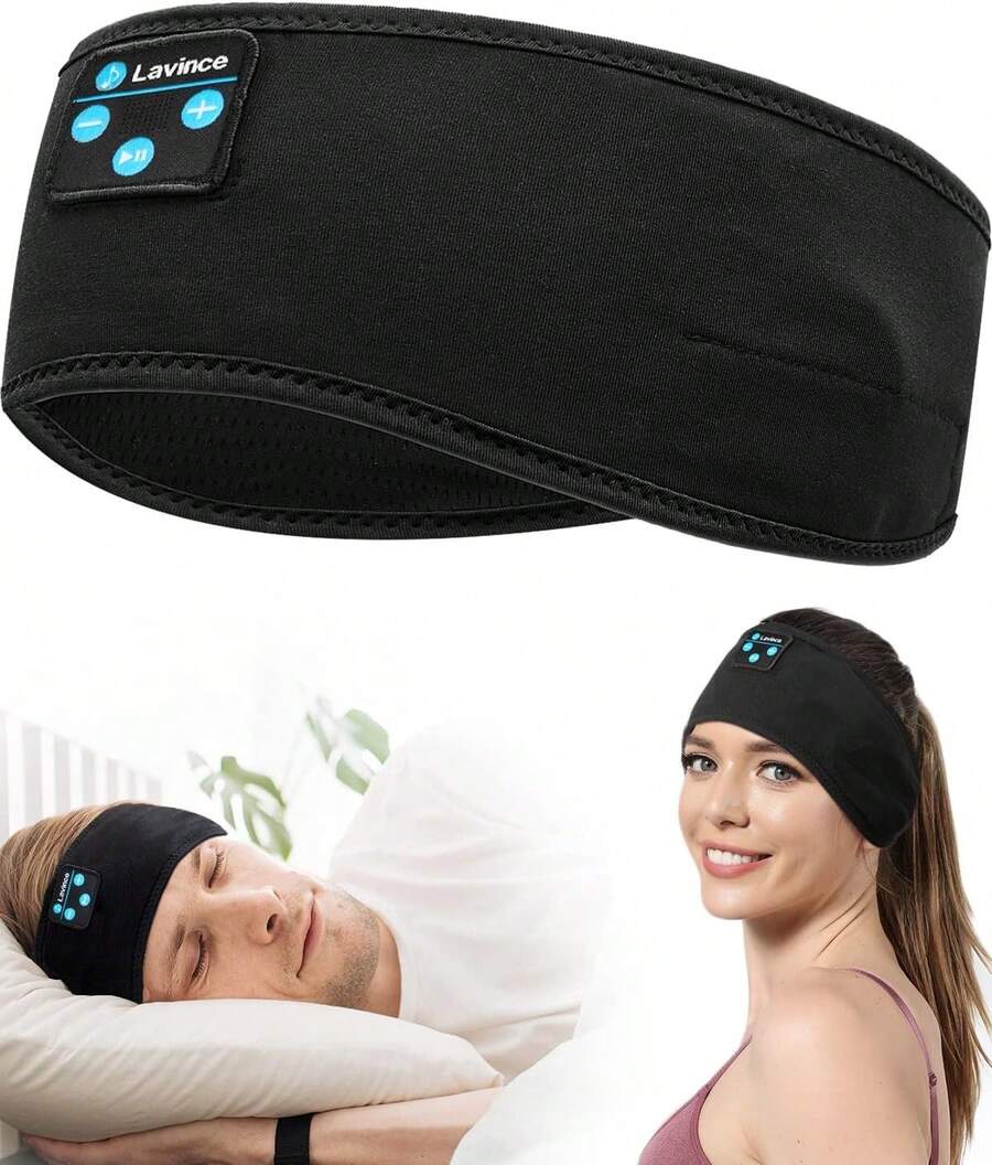 Sleep Headphones - Bluetooth Headband For Side Sleepers, Elastic Music Sleeping Band ASMR Wireless Eye Mask Tech Gadgets Gifts For Women & Men - Multicolor - View 1