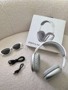 P9 Pro Max Subwoofer Bluetooth Headsets Wireless Headsets Bluetooth 5.0 Sports Headsets Bass Wireless Headsets