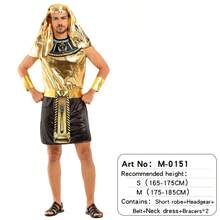 埃及法老艳后COS服装成人男女套装古埃及神话祭祀仪式舞台表演服装万圣节漫画展演派对长袍 - 彩色 - 查看 14