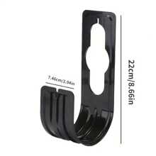Portable Wall Mounted Hose Holder - Expandable Garden Hose Hanger For Outside Yard Water Hose