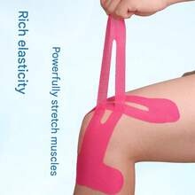 6 Pcs Multi-Color Knee Sports Tape, Suitable For Knee Pre-Cut Muscle Tape, Practical For Marathon Running, Football And Basketball. Gym Accessories Sales Sports Tape - Multicolor - View 5