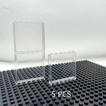 MOC Transparent Panel Window Wall House Construction Accessories DIY House Bricks Toys Parts Compatible 60581 87544 - Multicolor - View 16