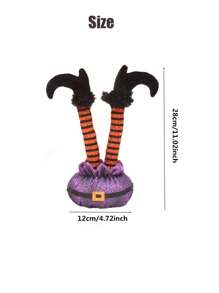 1 Peça Decoração de Perna de Bruxa para Halloween, Adereço de Festa, Enfeite para Vitrine de Loja, Presente de Feriado