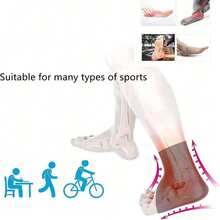 2/6 Pcs Sport Compression Socks, 20-30 MmHg Foot Compression Sleeves For Ankle/Heel Support Anklet Gym Gym Accessories - Black - View 7