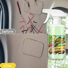 Limpiador interior de coche SIXOX-8, espuma libre de agua con pH neutro, quitamanchas y removedor de polvo para asientos, techo y salpicadero