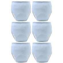 6件柔软训练裤，透气可洗幼儿训练裤，四季皆宜，混色，送给男宝宝和女宝宝的理想礼物，针织面料，防漏，布尿布替代品