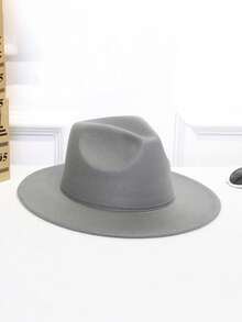 1 件男女通用 Y2K 风格纯色爵士帽，户外防紫外线帽，适合运动、日常通勤