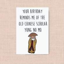 1pc, Interesting Birthday Card, Fun Birthday Card, Creatively Cute Patterned Card, The Best Gift For Friends And Family. - 1個 - 查看 5