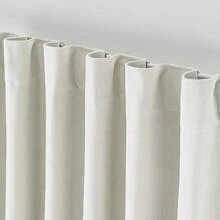 Entrega local Joydeco Cortinas negras 100% opacas de 84 pulgadas, 2 paneles, Cortinas de terciopelo negro lujosas y térmicamente aisladas para dormitorio y sala de estar, cortinas opacas y a prueba de sonido, con bolsillo para barra y presilla (52Ancho X 84Largo) - Blanco - Ver 7