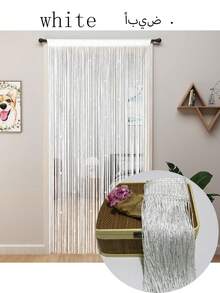 39x79INCH Home Decor Sequin Curtain For Doorway,Door String Curtains, Hanging,Closet Bedroom Blind Living Room Divider,Window Wall Panel Fringe Backdrops Sheer No Beads Beaded Decorative Crystal - Multicolor - View 5