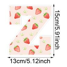 1 pezzo Scatola decorativa con palloncini a forma di fragola rossa da 25cm, con scatola trasparente rossa e 26 lettere a tema fragola disponibili per la selezione, scatola per conservare i palloncini decorata, scatola regalo per decorazione festa di compleanno, doccia per bebè, decorazione per feste, matrimoni, sfondo per foto, decorazione per feste femminili, feste estive, feste a tema frutta, feste hawaiane - Multicolore - Visualizzare 20