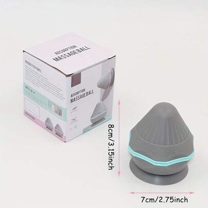 1pc Random Color Muscle Massage Ball For Yoga - Relieves Tension In Back, Arms And Feet
