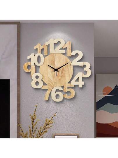 YZOK Moderne Contemporary Minimalist Wand Klok Perfect Home Living Room, Bedroom Study Creative ative Timepiece view 3