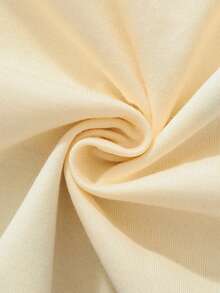 1 Áo thun cổ tròn tay ngắn in hình khủng long hoạt hình thường ngày cho trẻ em, thời trang xuân/hè - Màu be - Xem 7