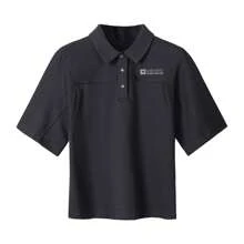 CAMEL CROWN Camisa tipo polo para mujer de secado rápido para exteriores, transpirable y con absorción de humedad