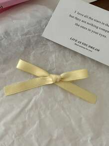2 pezzi/set Fermagli da capelli in metallo a fiocco in tinta unita per donna, stile universitario adatti per uso quotidiano, a casa, per il pendolarismo, casual all'aperto e appuntamenti, per la primavera/estate, mollette a molla, mollette per capelli, fermagli per capelli, graffette per capelli