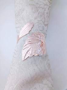 3pcs/4pcs/5pcs/6pcs Metal Napkin Rings, Multi-Color Napkin Holders For Hotel Supplies, Home Kitchen Dining Table Decor, Cloth Napkin Rings Suitable For Daily Life, Parties, Guests, All Seasons - Multicolor - View 31