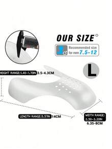 1 Pair Of Wrinkle Resistant Shoe Protection Box Protective Covers, Featuring A Hollowed Out Design, Comfortable And Lightweight - Multicolor - View 4