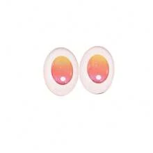 10pcs (5pairs) 18x25mm Oval Glass Crystal Eyes Flat Bottom Stuffed Eyeball Doll Accessory DIY Crafts Gift Animal Eyes Doll Making