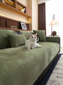 1 件时尚雪尼尔沙发垫套，奢华简约设计，防滑防尘防刮，保护沙发，装饰沙发，适用于客厅、卧室、书房、办公室、所有季节