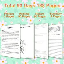 90 Tage um dich selbst zu lieben: Ein Selbstfürsorge-Journal mit angeleiteten Aufforderungen und Zeichenfläche für persönliches Wachstum, Achtsamkeit und emotionales Wohlbefinden, Malbuch für Erwachsene und 5-Minuten-Selbstfürsorge-Journal, für Schulmaterial, Schulanfang
