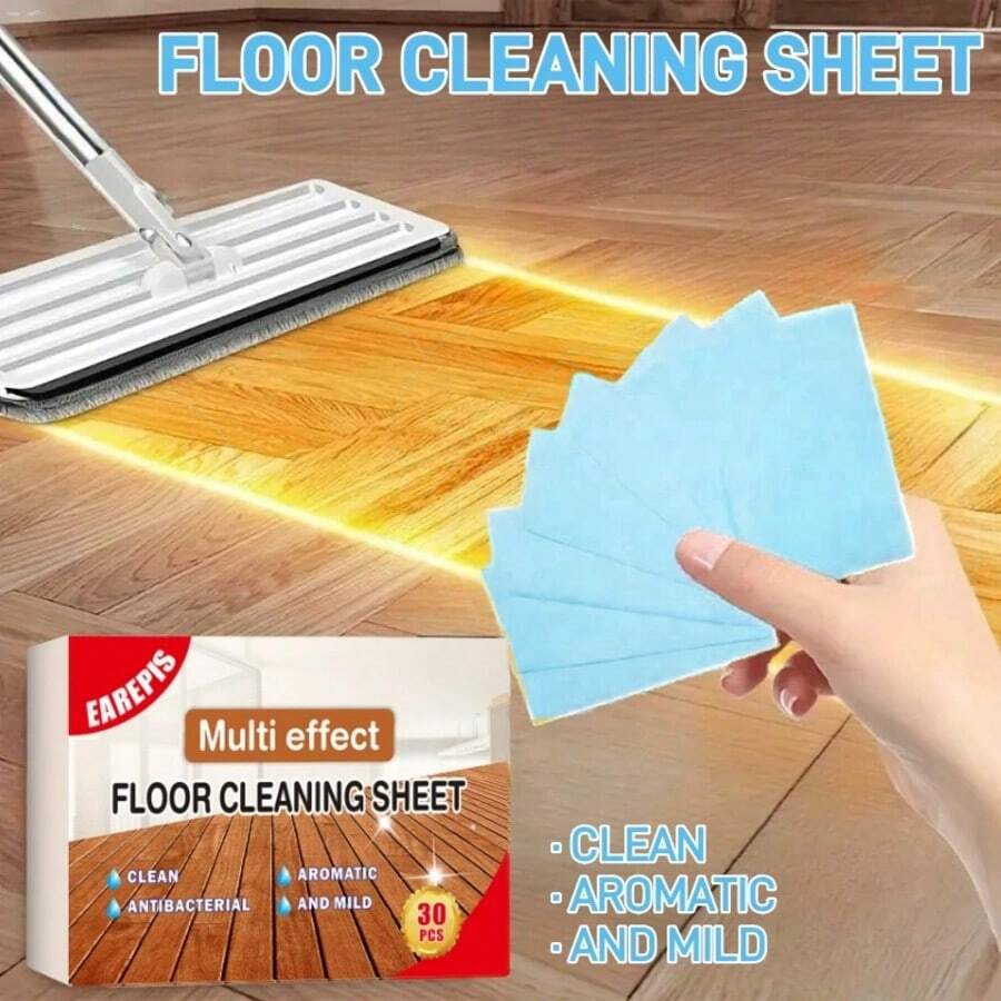 30pcs Floor Cleaning Tablets - Suitable For Household Cleaning, Strong Decontamination, Restore Floor Shine, Deep Multi-Purpose Floor Degreasing Tablets