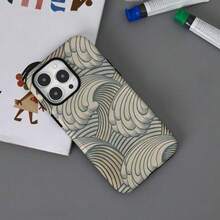 A Stylish Phone Case Does Not Include A Lanyard Or Stand. 2-In-1 White Wave Screen Protector - Durable, Shockproof, And Vibration-Resistant Protection - Compatible With 16, 15, 14, 13, 12, 11, Plus, And Pro Models. The Perfect Birthday Gift For Friends. - Large Hole Two-in-one - View 7