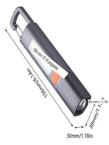 Mini Long Range Zoomable Flashlight, 300 Lumens