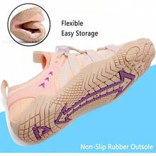 Shoes Barefoot Aqua Socks Outdoor Indoor Quick Dry Sandals Lightweight Slip On Walking Sneakers Beach Pool Swim (Little/Big) - 9號粉紅色 - 查看 3
