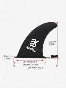 1pc Fin Plug Surfboard Fin Plug-In Fin Kayak Fin, Christmas