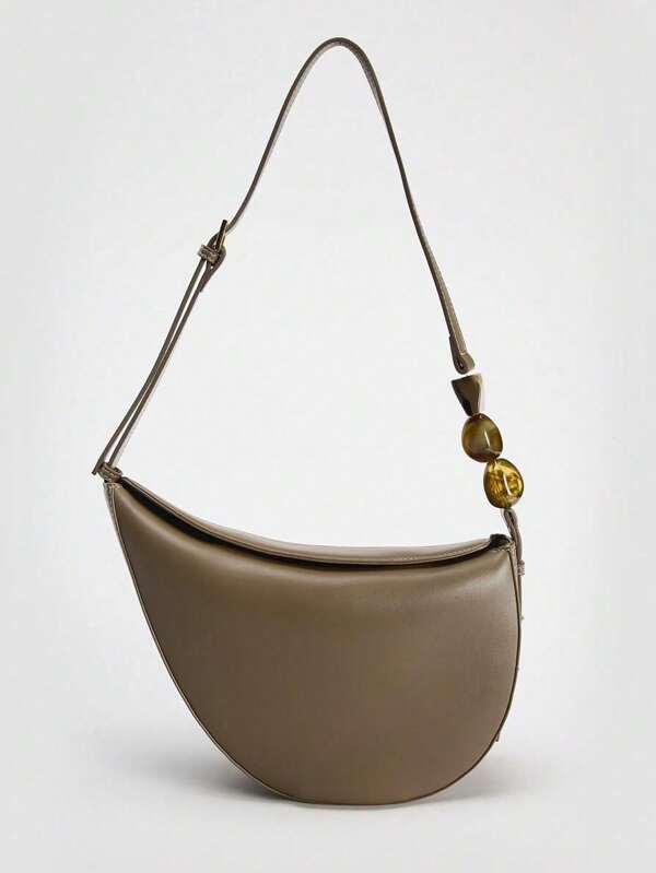 French Niche Brand Copy 1:1 Pea Bag New Genuine Leather Pebbled Design Shoulder Bag Single Shoulder Crossbody Bag