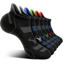 6Pares-Negro 6 Colores Mezclados3014