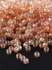GO2CJBEADS 10 جرام جودة جيدة من حبيبات الزجاج الشفافة بقياس 2 ملم بألوان نمط لتصنيع المجوهرات