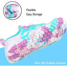 Shoes Barefoot Aqua Socks Outdoor Indoor Quick Dry Sandals Lightweight Slip On Walking Sneakers Beach Pool Swim (Little/Big) - 10-粉紅色 - 查看 3