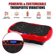 Vibration Plate Fitness Platform Exercise Machine Vibrating Lymphatic Drainage Shaking Full Body Shaker Workout Vibrate Stand Shake Board Sport Gym For Weight Loss Fat Burner For Women Men ﻿ - 查看 6
