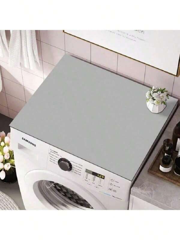 Washing Machine Cover Solid Color Dust Cover Diatom Mud Absorbent, Non-Slip And Dirty Countertop MatSuperior Non-Slip Diatomite Floor Mat | Anti-Skid Rubber Backing | Perfect For Bathroom, Kitchen & Shower,Multiple Sizes Available[Bathroom Mat] [Bath Mat][Bathroom Mats]