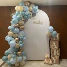 40 palloncini blu e dorati, adatti per decorazioni da matrimonio in stile bohémien, addio al nubilato, compleanni, lauree, inaugurazioni di casa, San Valentino e varie feste