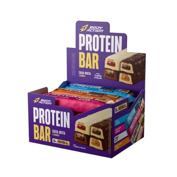 BARRA PROTEIN BAR C/12 - BODY ACTION