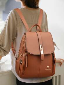 Nova mochila feminina casual de grande capacidade, bolsa de ombro versátil para viagem