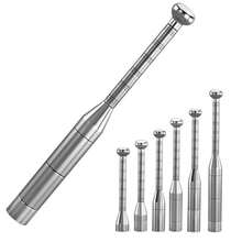 Adjustable Macebell Clubbell 6in1 Premium Steel  Club Strength Training Equipment For Full Body Muscles Shoulder Grips Forearms Workouts 6.5 9 11 13 15 17.5LBs - Silver - View 1