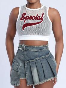 Steph T Fustă mini blugi pentru femei cu tiv asimetric, detalii plisate și zdrențuite, ținută casual de zi cu zi