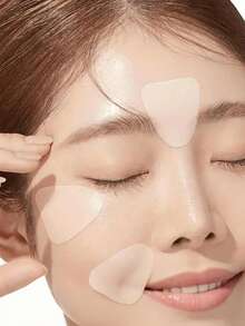 15 Sheets (135 Pieces) - Anti-Wrinkle Silicone Patches For Forehead And Fine Lines, Fragrance-Free, Alcohol-Free, No Power Or Batteries Required, Skin Care Solution - Multicolor - View 2