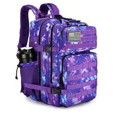 SEYATULLH 45L Tactical Backpack Military Army Bag Outdoor Hiking Climbing Camping With Bottle Pocket - Multicolor - View 11